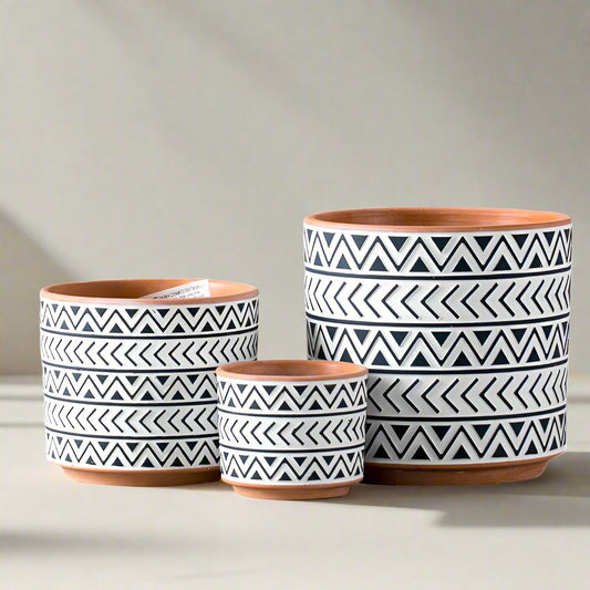 Nordic White Ceramic Pot