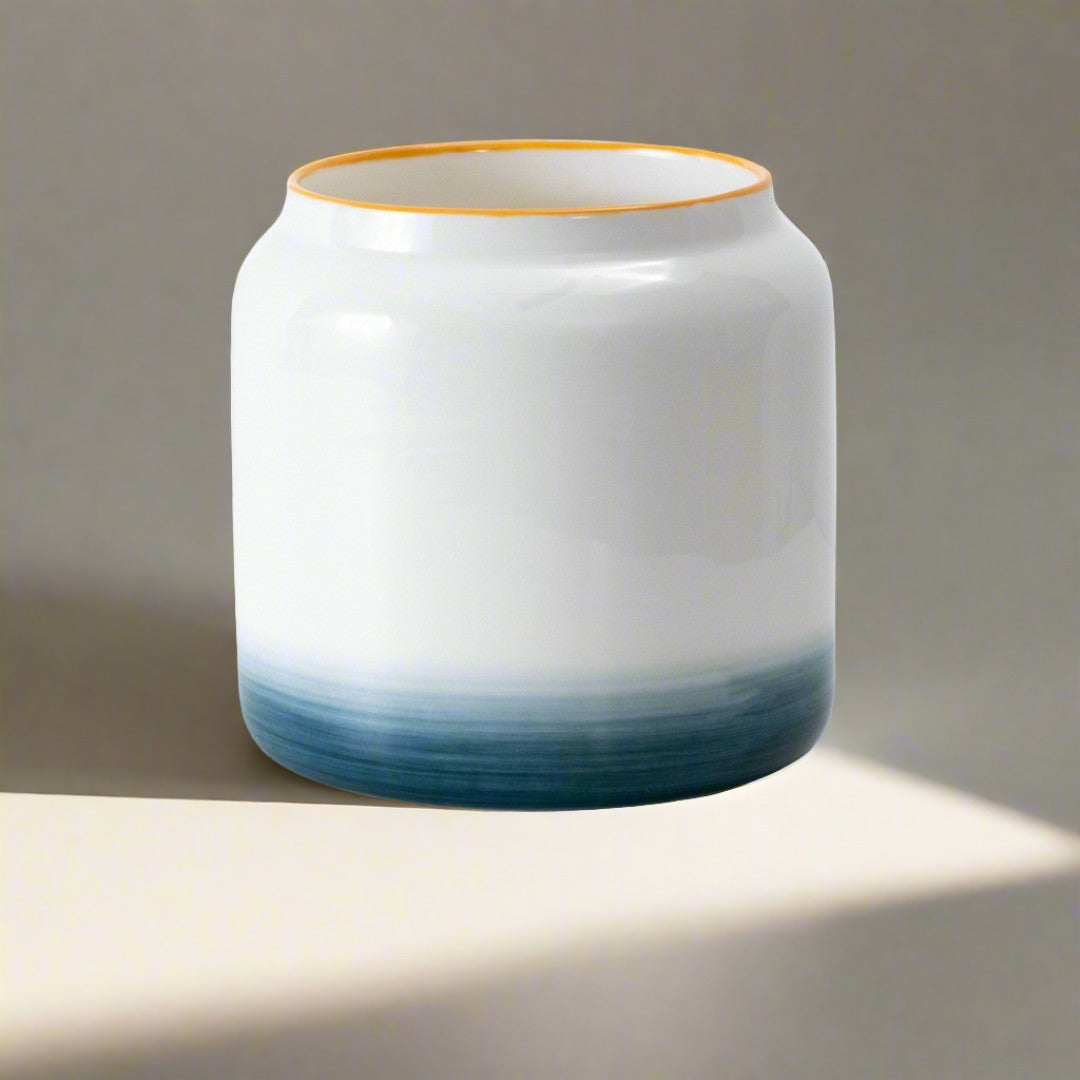 Simple Hand-painted Ceramic Pot