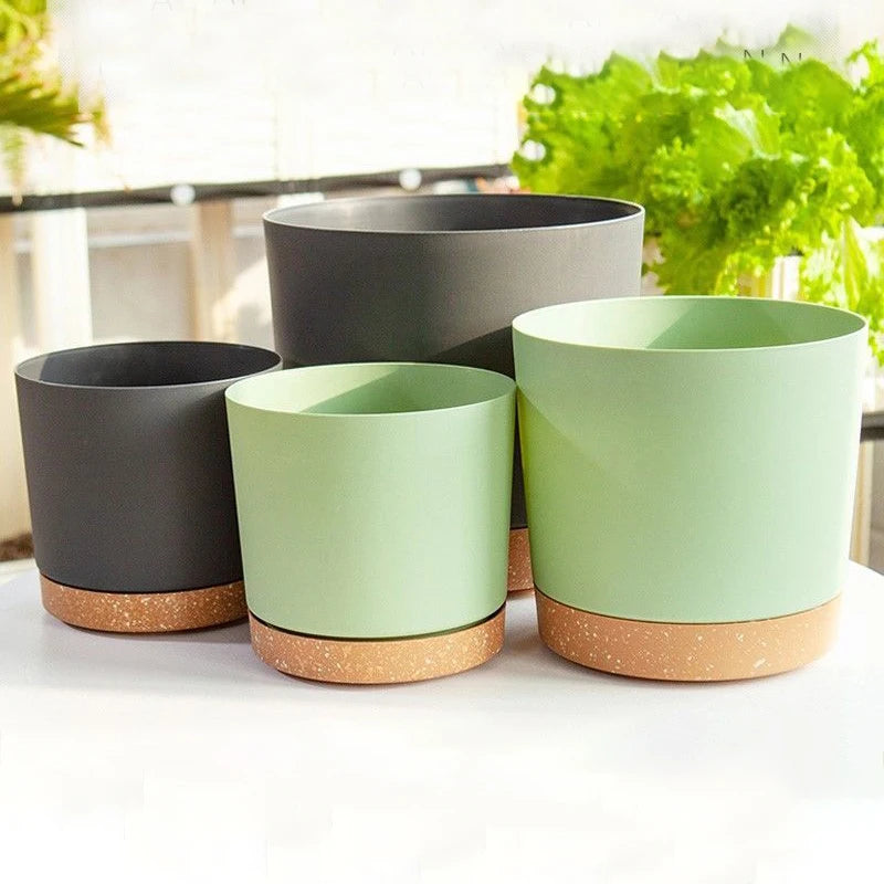 Planter with Drainage and Tray