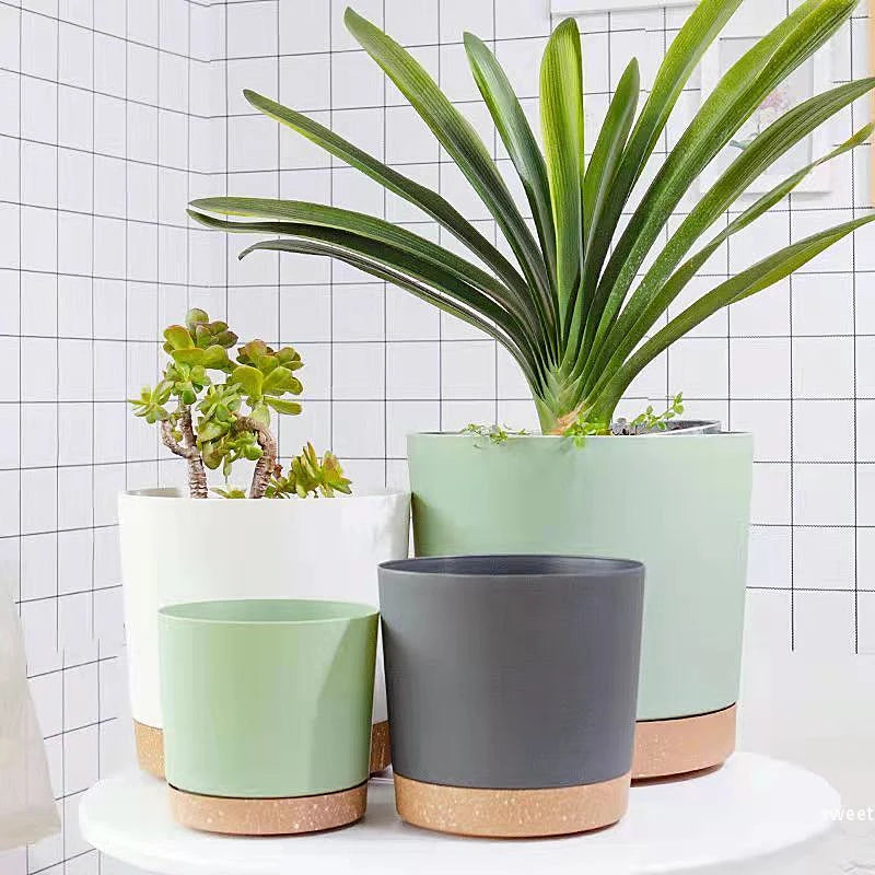Planter with Drainage and Tray