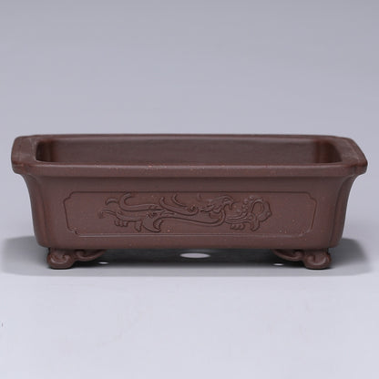 Handmade Purple Sand Bonsai Pots