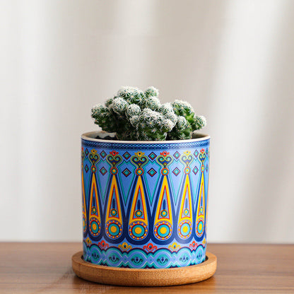 Colorful Painted Pot