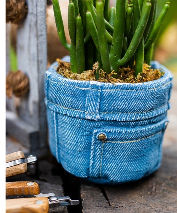 jeans plant pot Jeans Pot