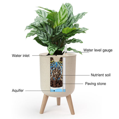 plant pot with water level indicator Self-Watering Planter with Water Level Indicator – Everplant