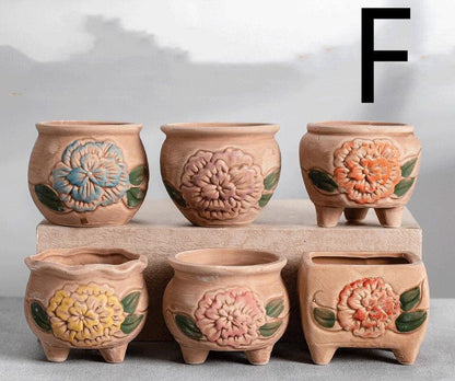 Ceramic Pot Set for Succulents