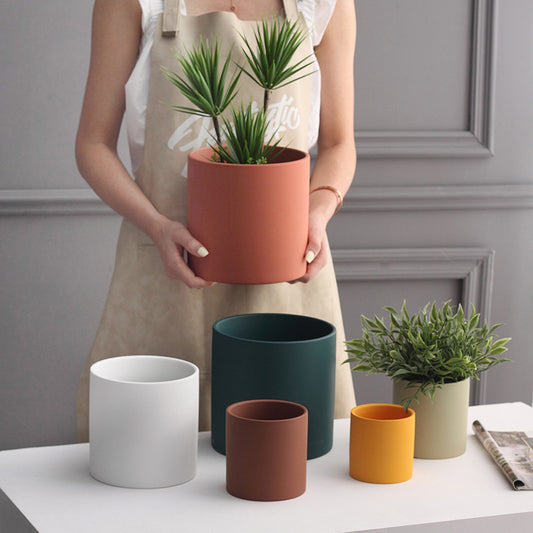 Minimalist Ceramic Flower Pot